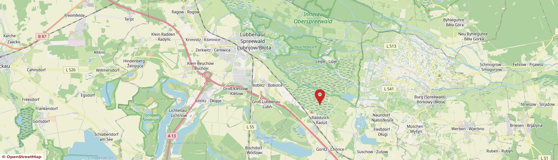 Biosphärenreservat Spreewald, Raddusch